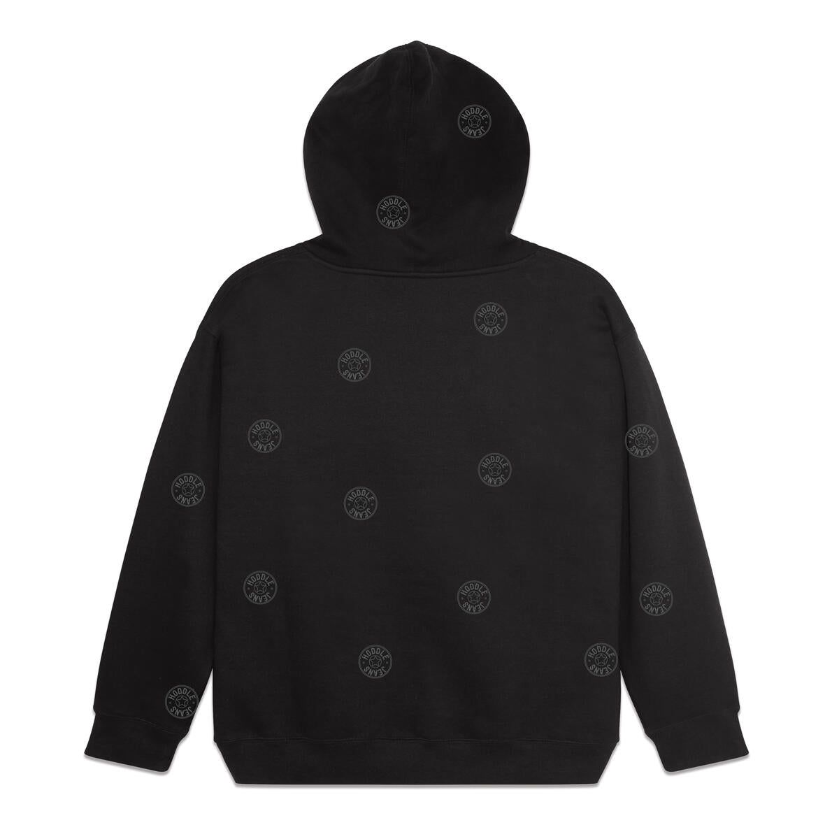 DOT LOGO HOOD - BLACK
