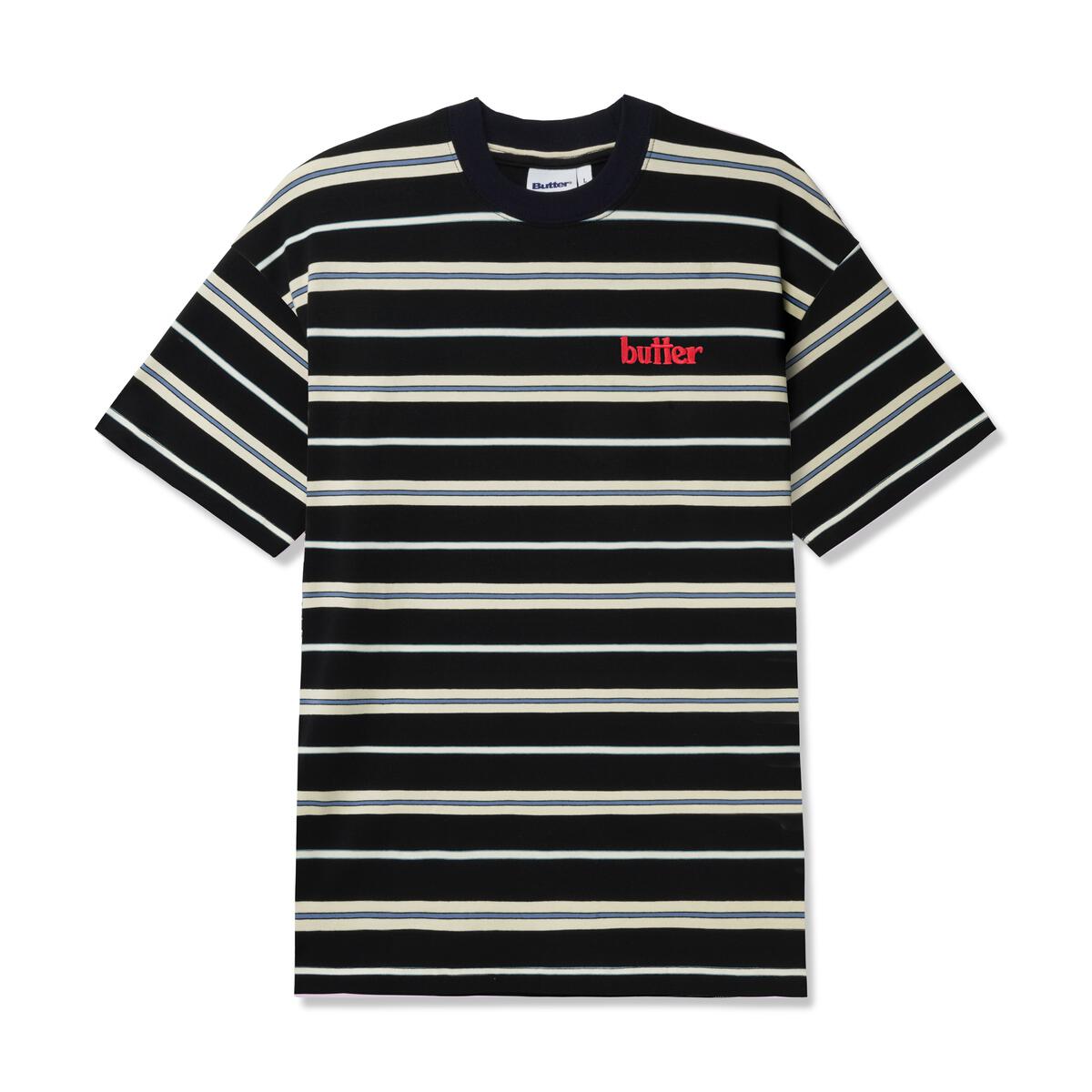 Bryce Stripe Tee - Black
