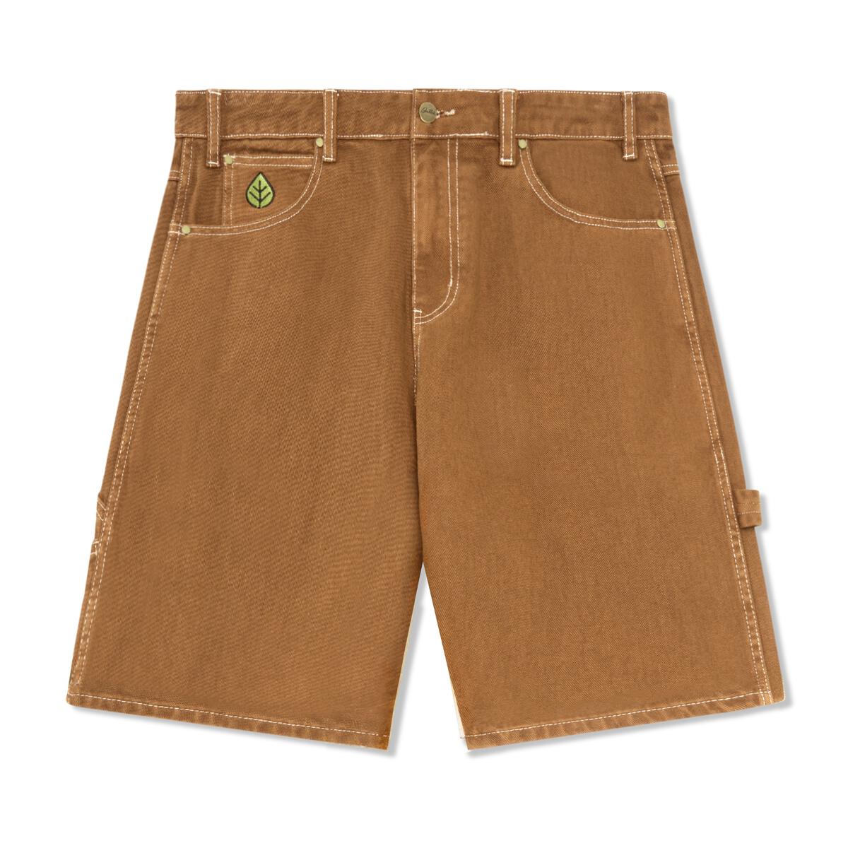 Weathergear Heavyweight Denim Shorts - Worker Brown