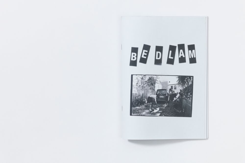 BEDLAM ZINE BY SAM STEPHENSON
