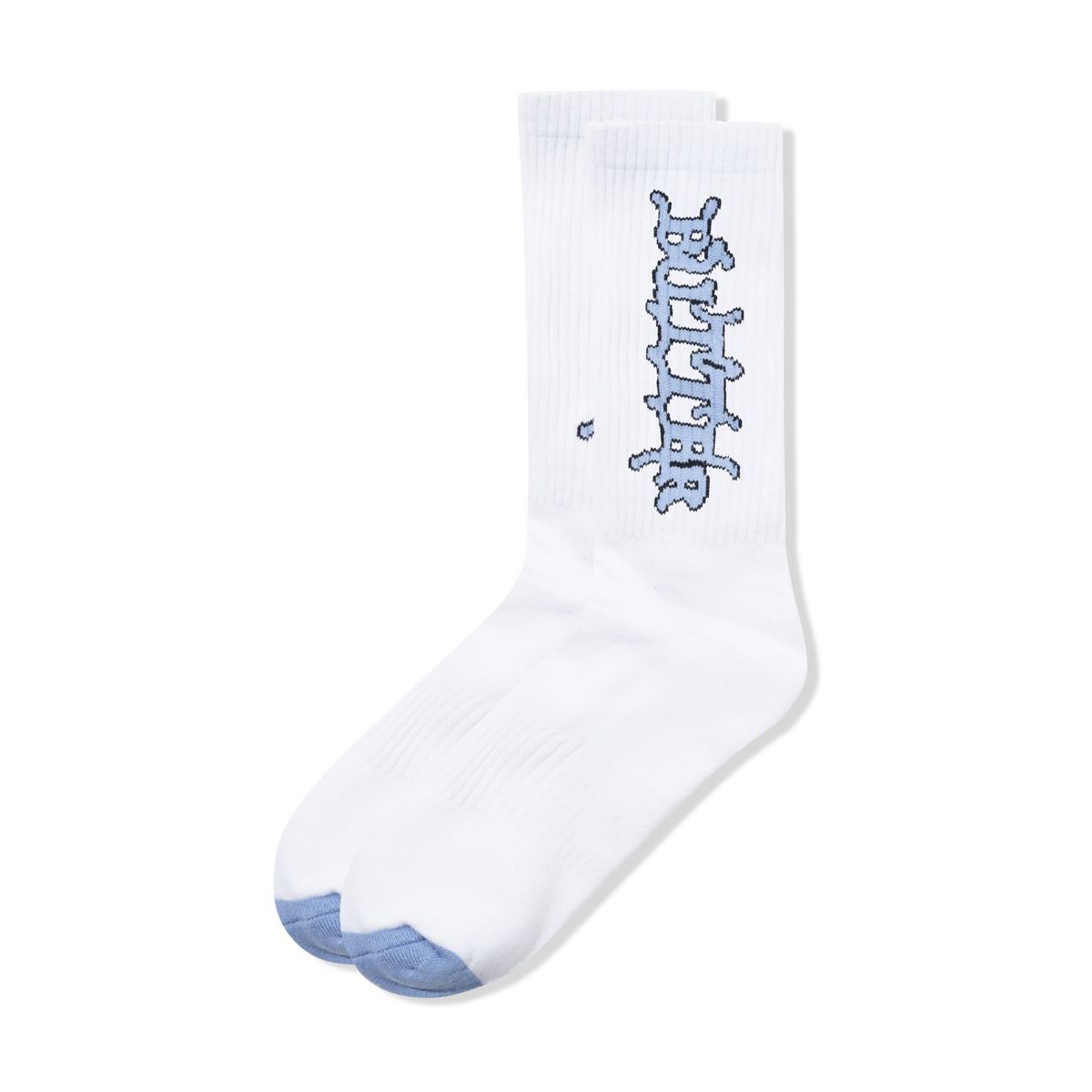 Serif Socks White