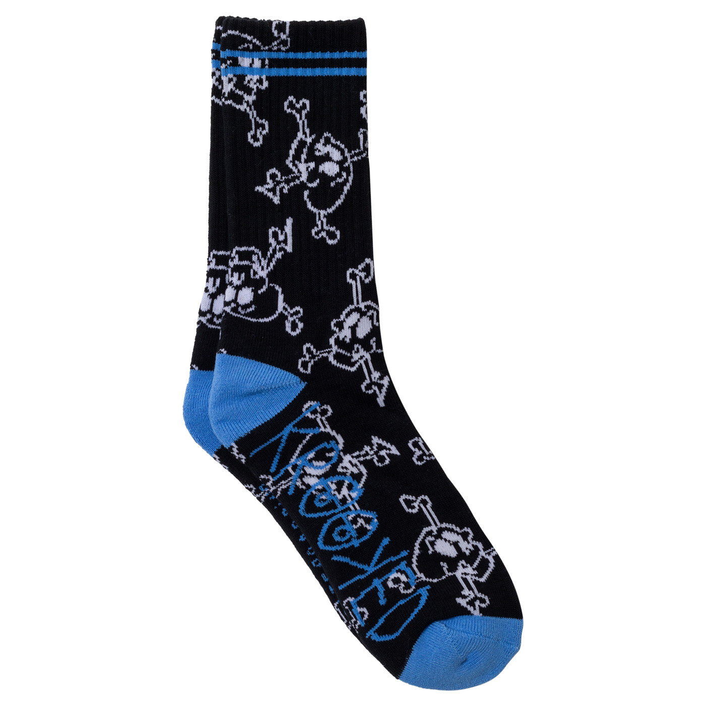KRK SOCK STYLE BLK/WHT/BLU