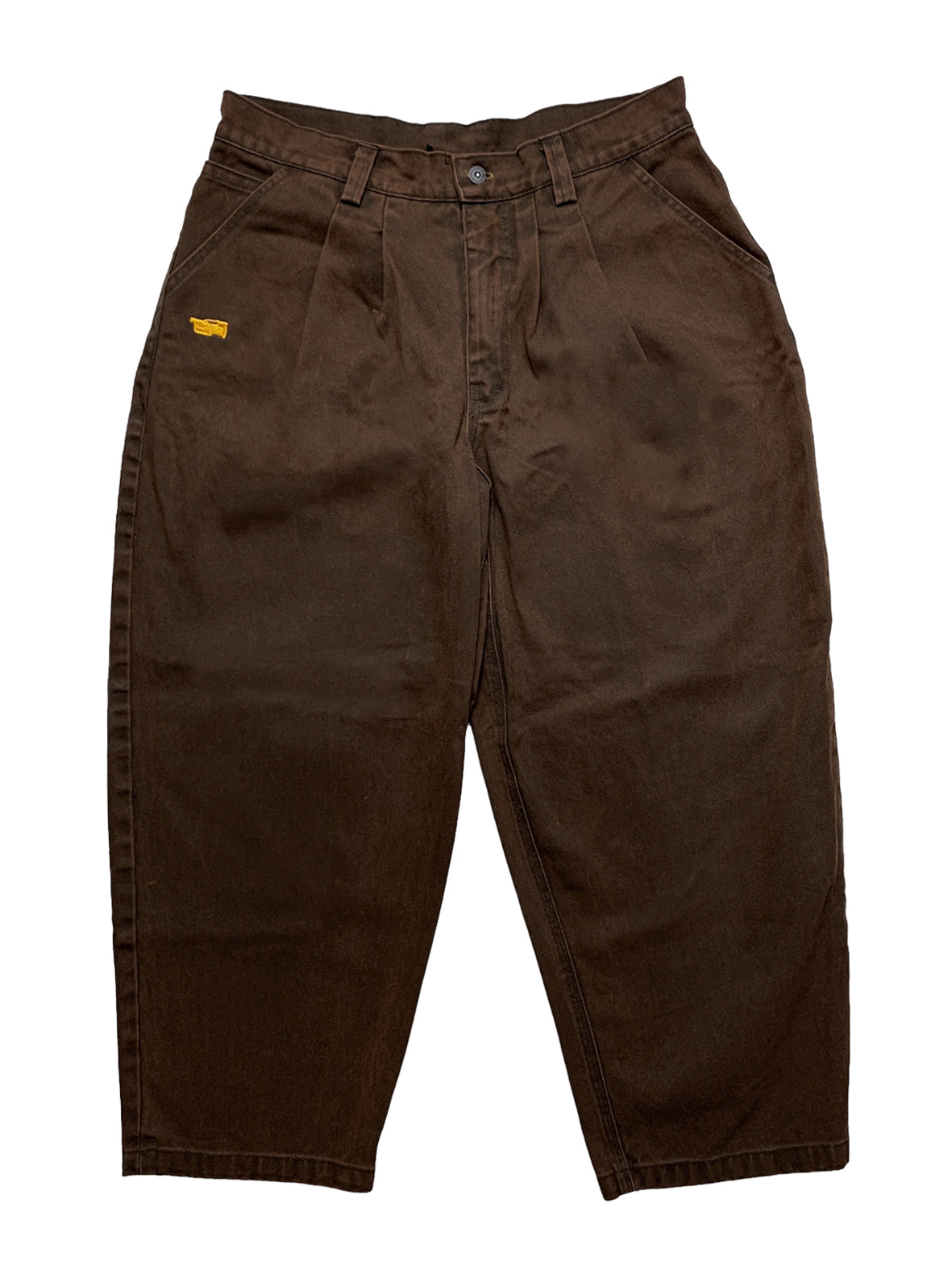 TVS SHELBY DENIM PANTS - CHOCOLATE VX1