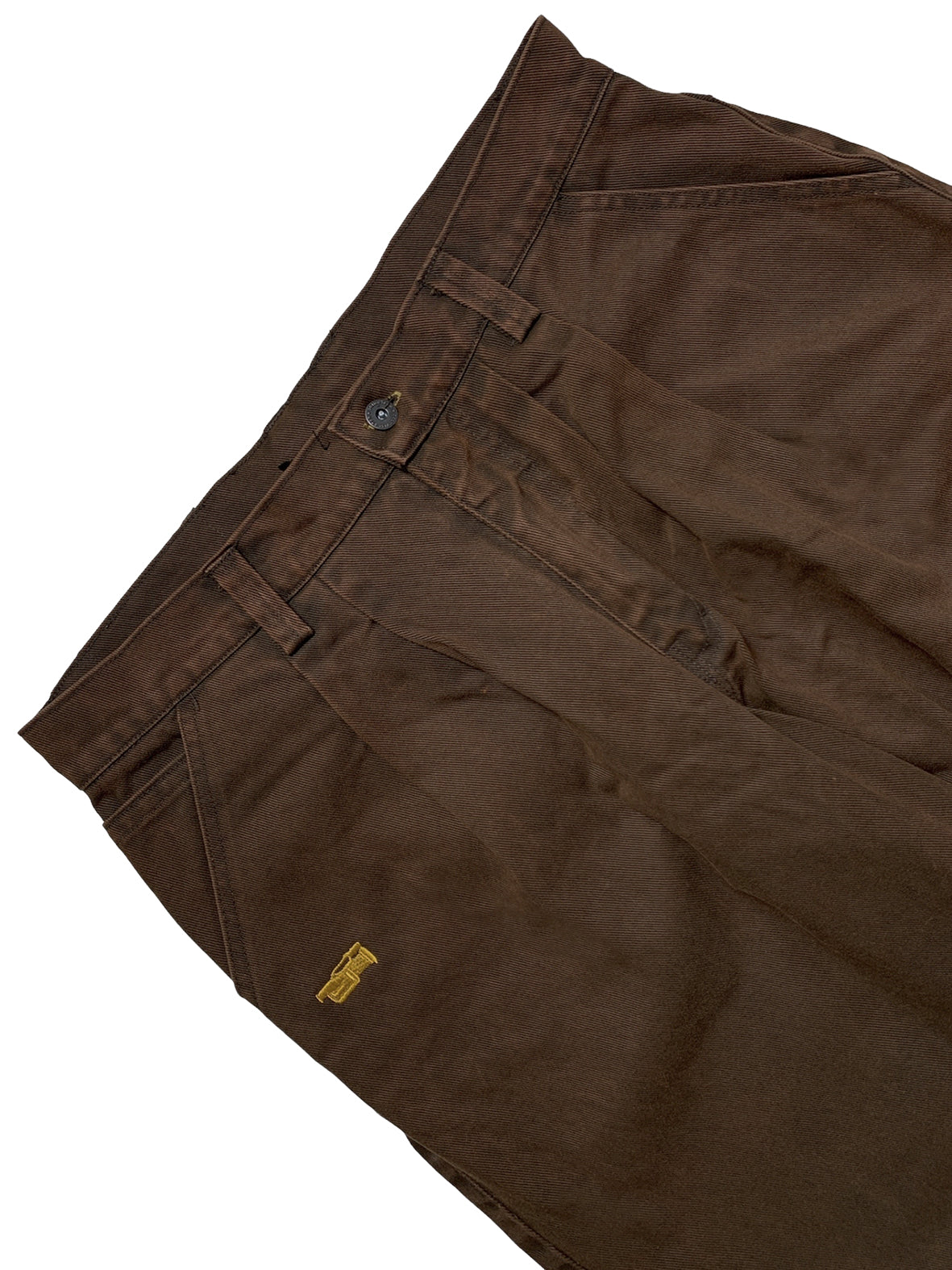 TVS SHELBY DENIM PANTS - CHOCOLATE VX1
