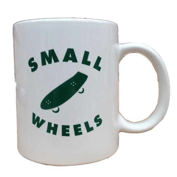 SML COFFEE MUG WHT/GRN