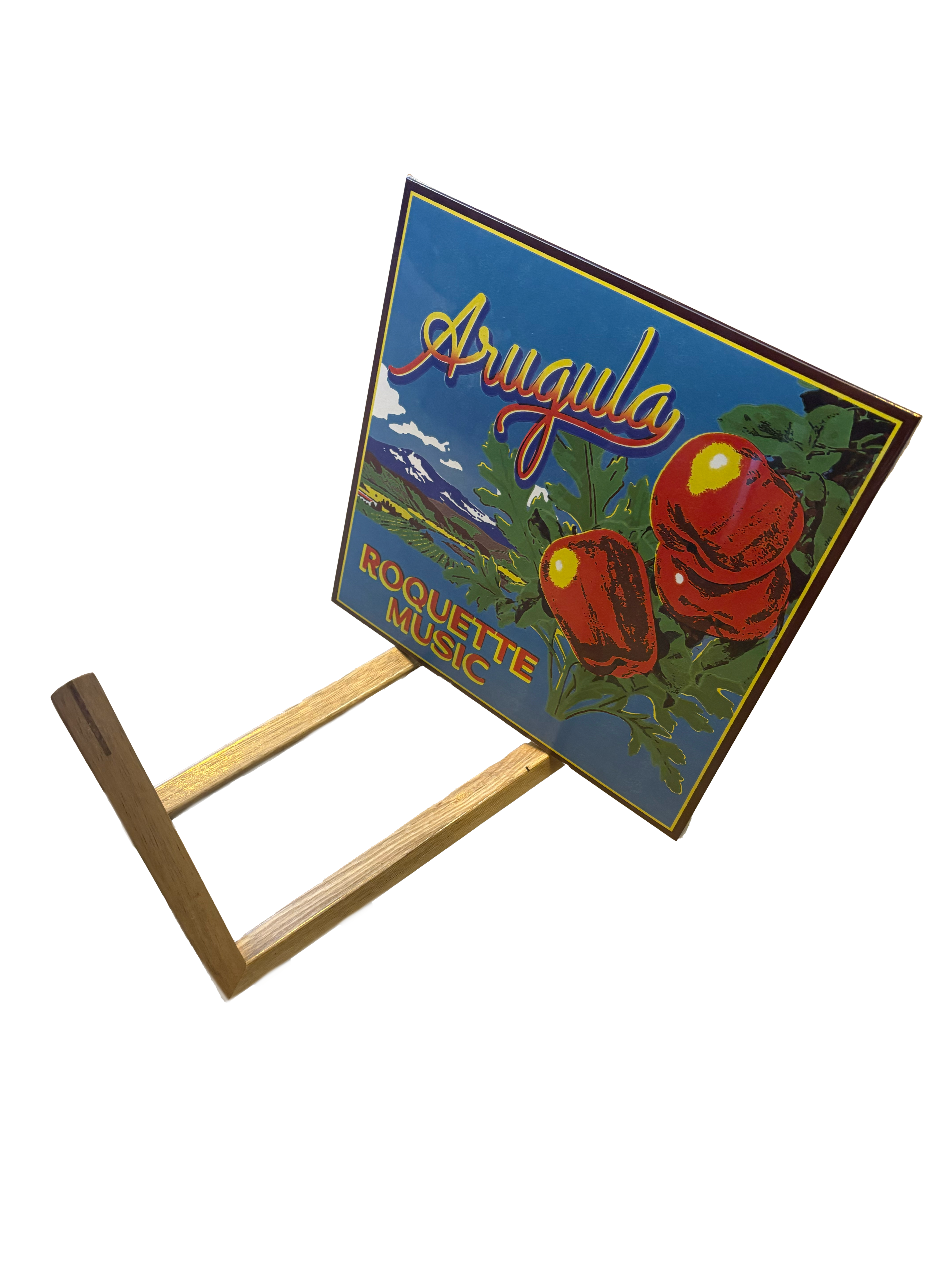 Wooden Record Holder