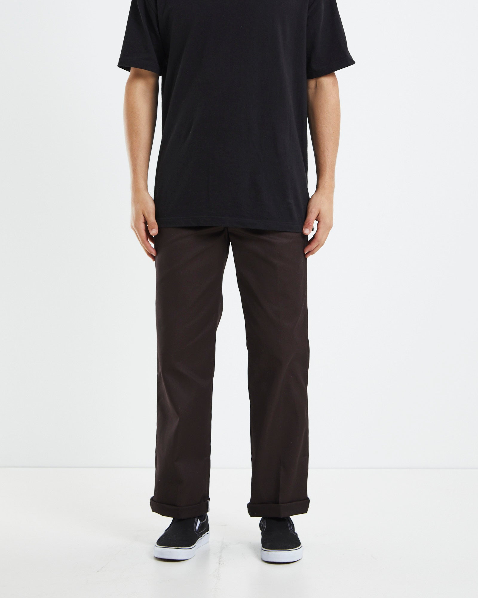 874 PANTS - DARK BROWN