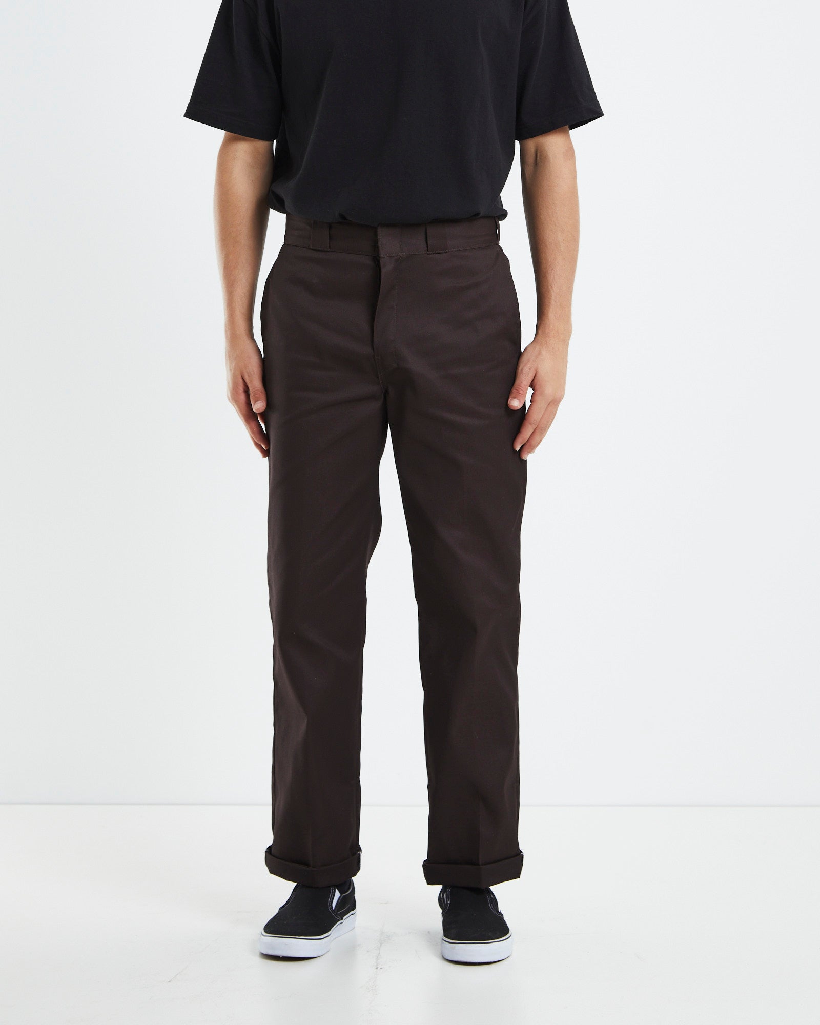874 PANTS - DARK BROWN