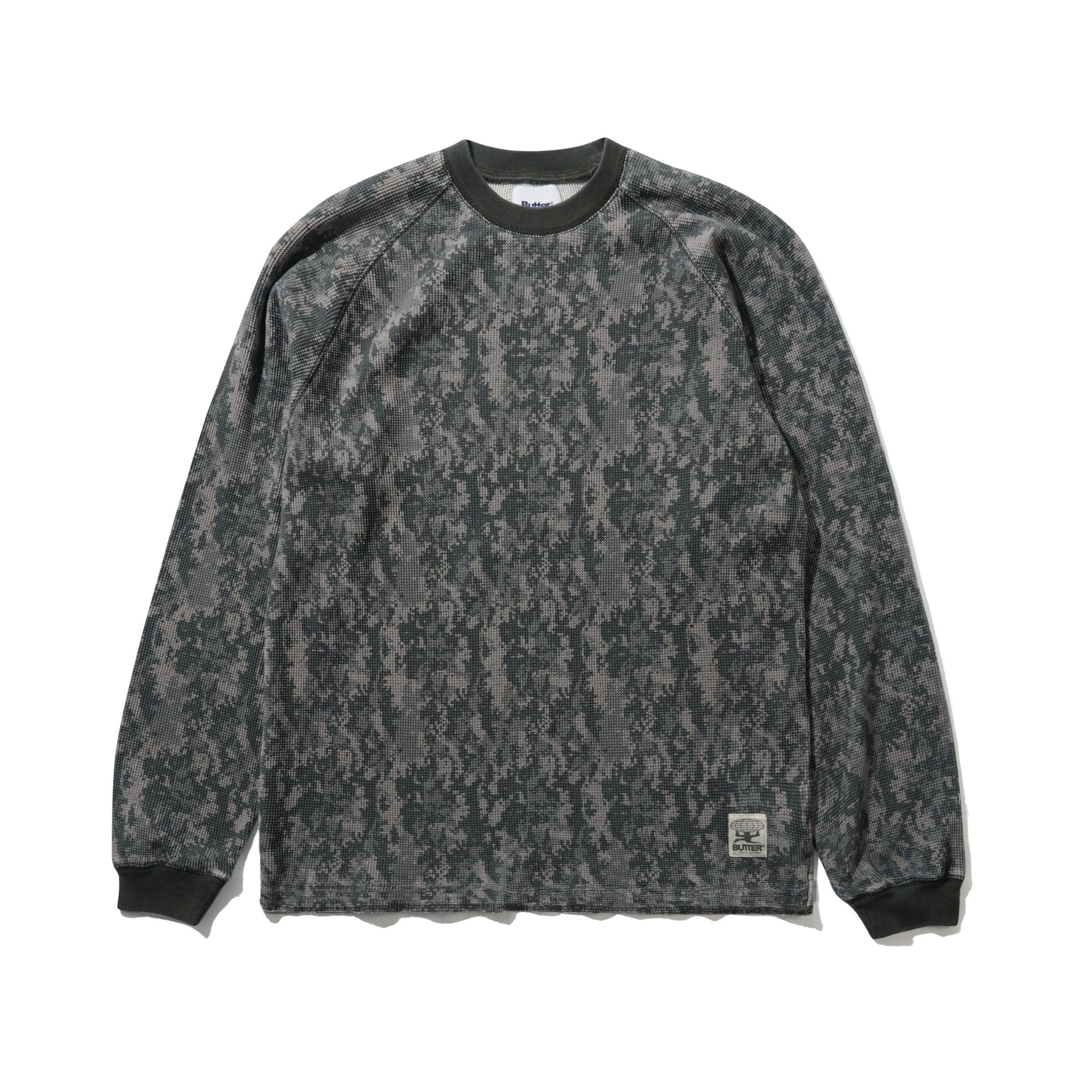 Waffle L/S Top - Digital Camo