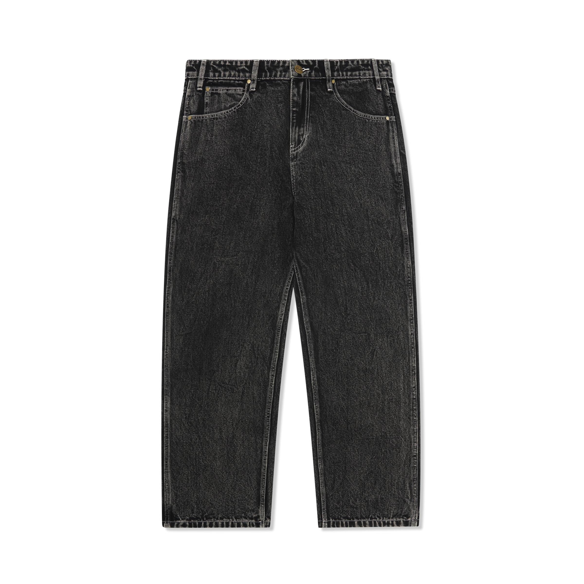 Relaxed Denim Jeans - Black
