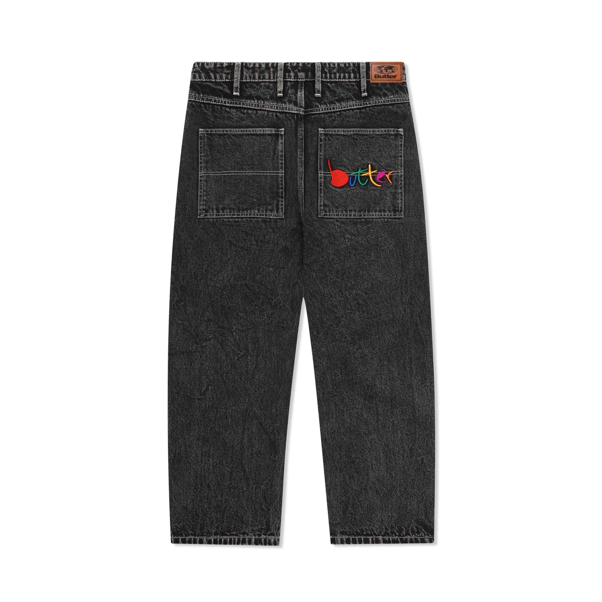 Relaxed Denim Jeans - Black