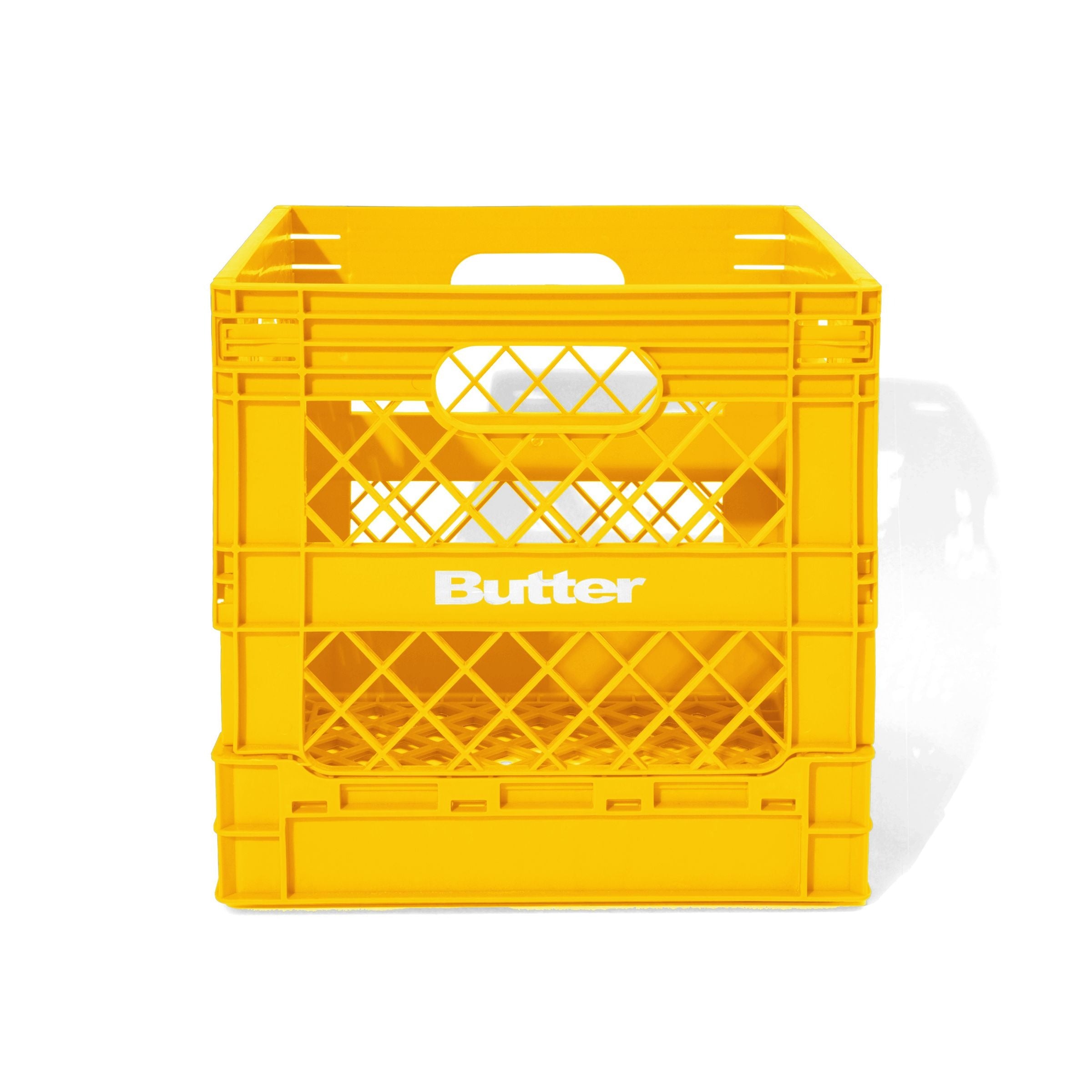 Record Crate Yellow