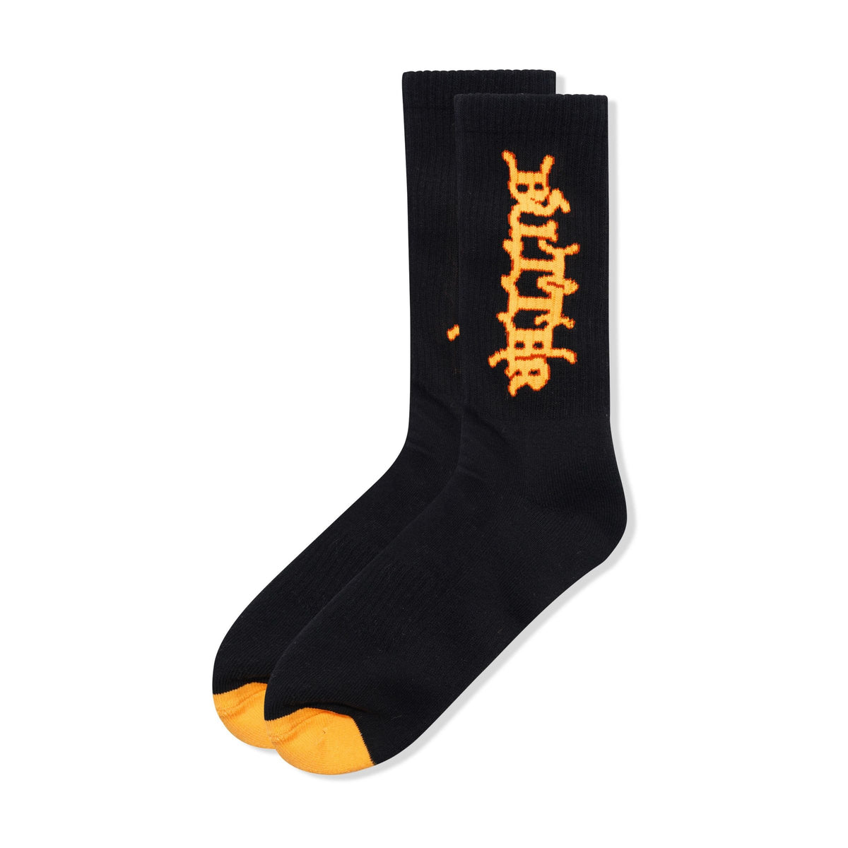 Serif Socks Black