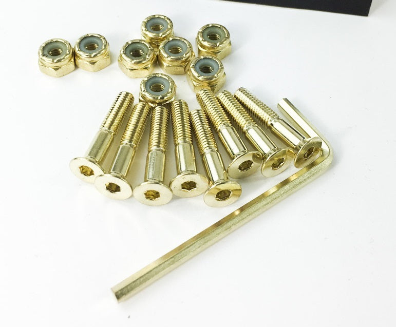 Deck bolts 1 inch Gold Allen