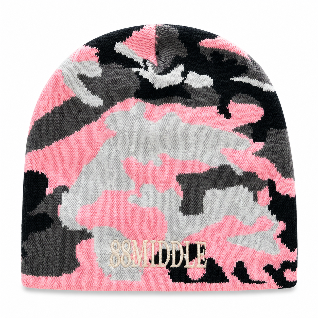 Pink Camo 88 Beanie