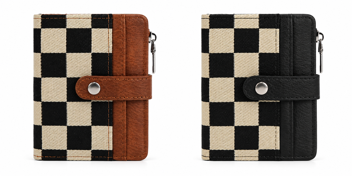 Checkered Wallet