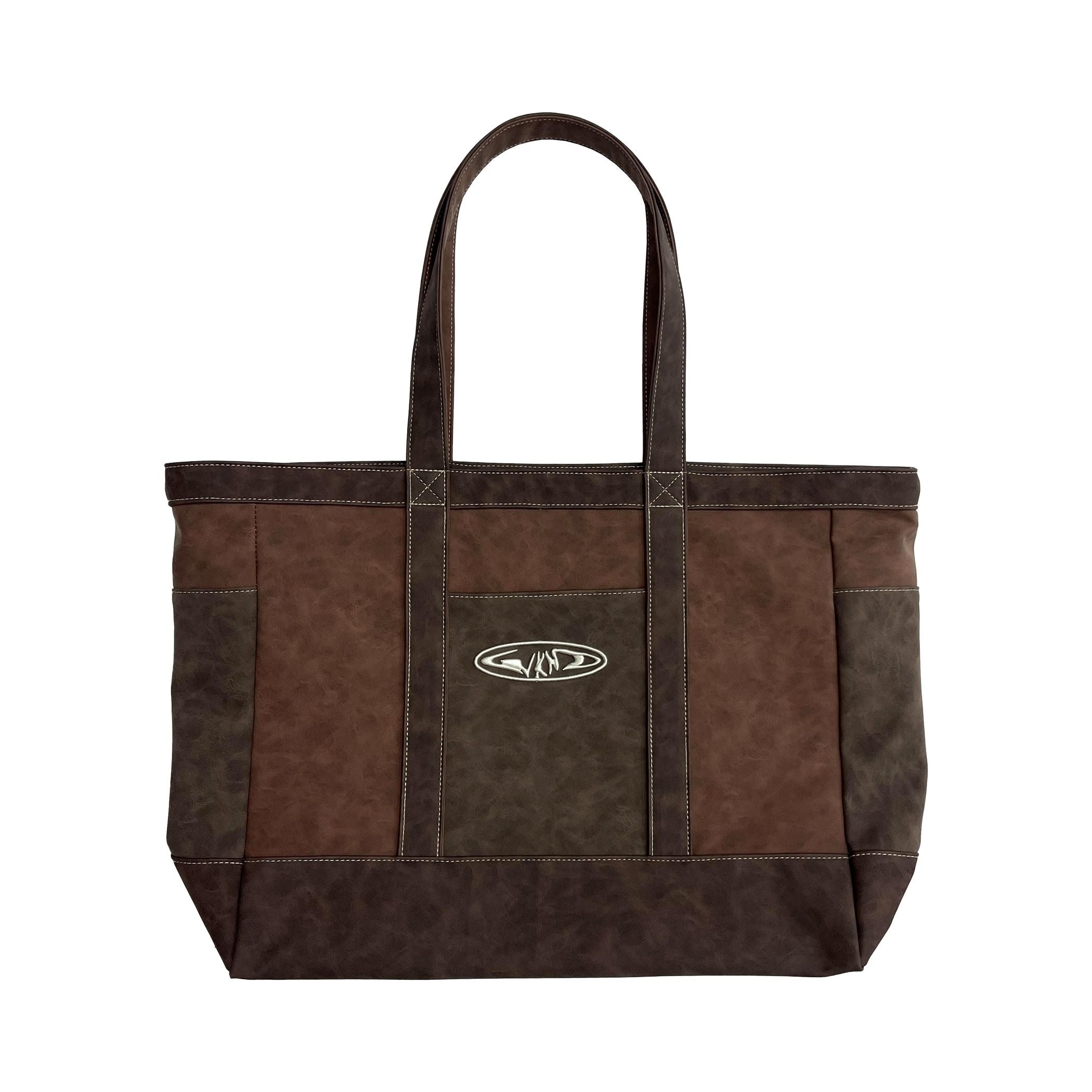Chopped Tote - Faux Brown