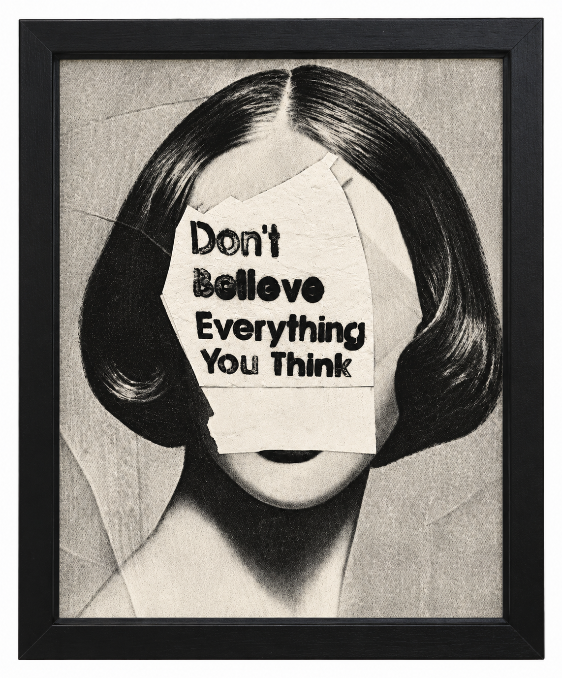 Dont Believe - A4 Print Framed