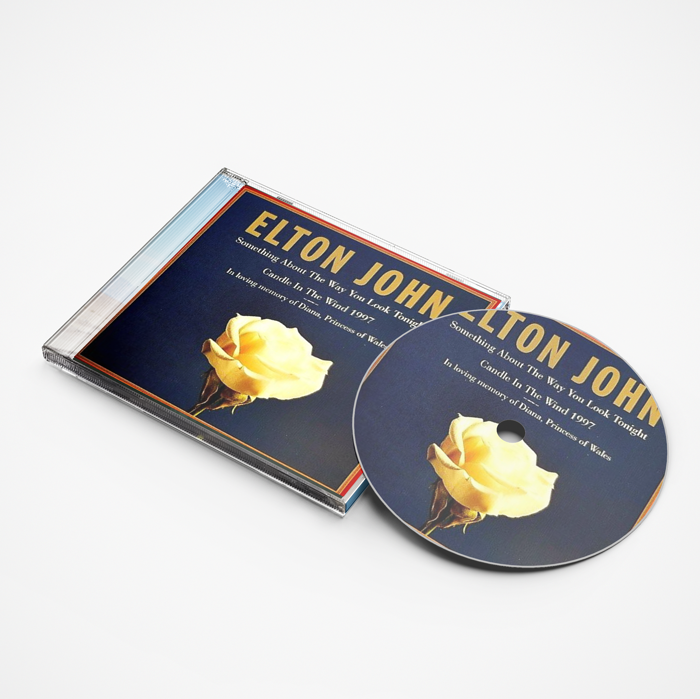 'Something about the way you look tonight' CD - Pre loved