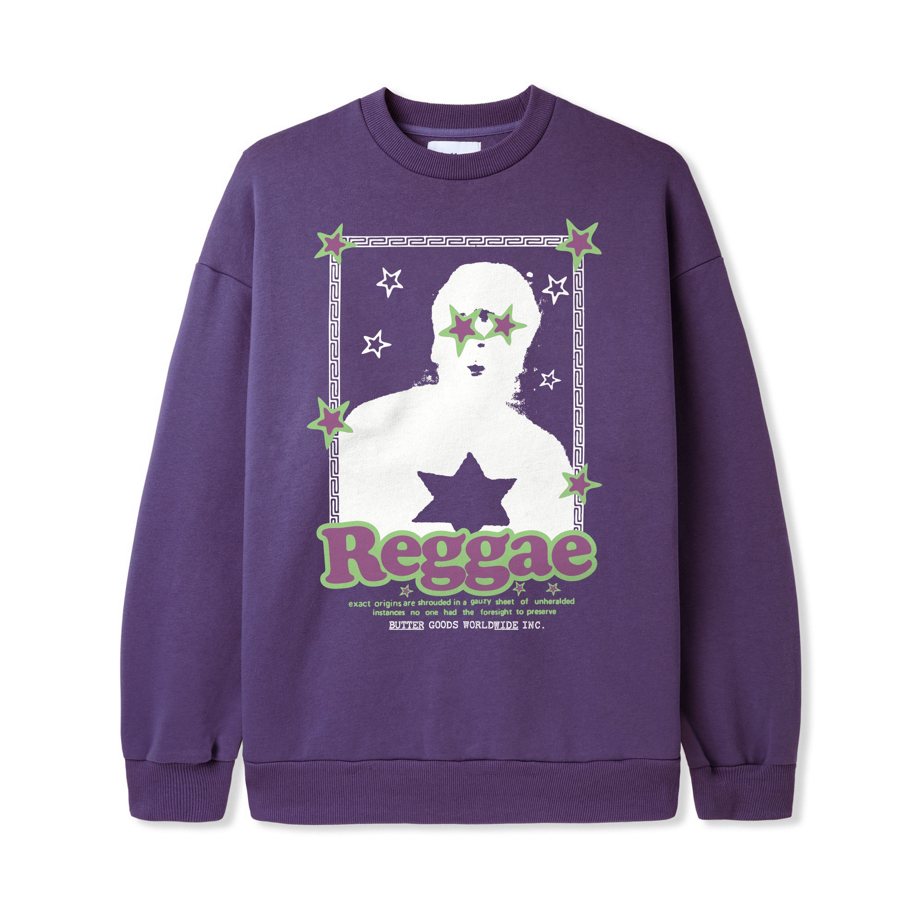 Gauzy Crewneck - Eggplant