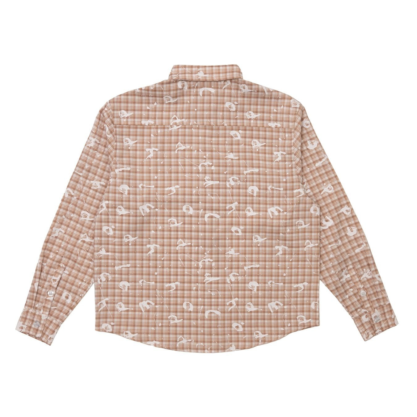 SPLATTER SHIRT BROWN