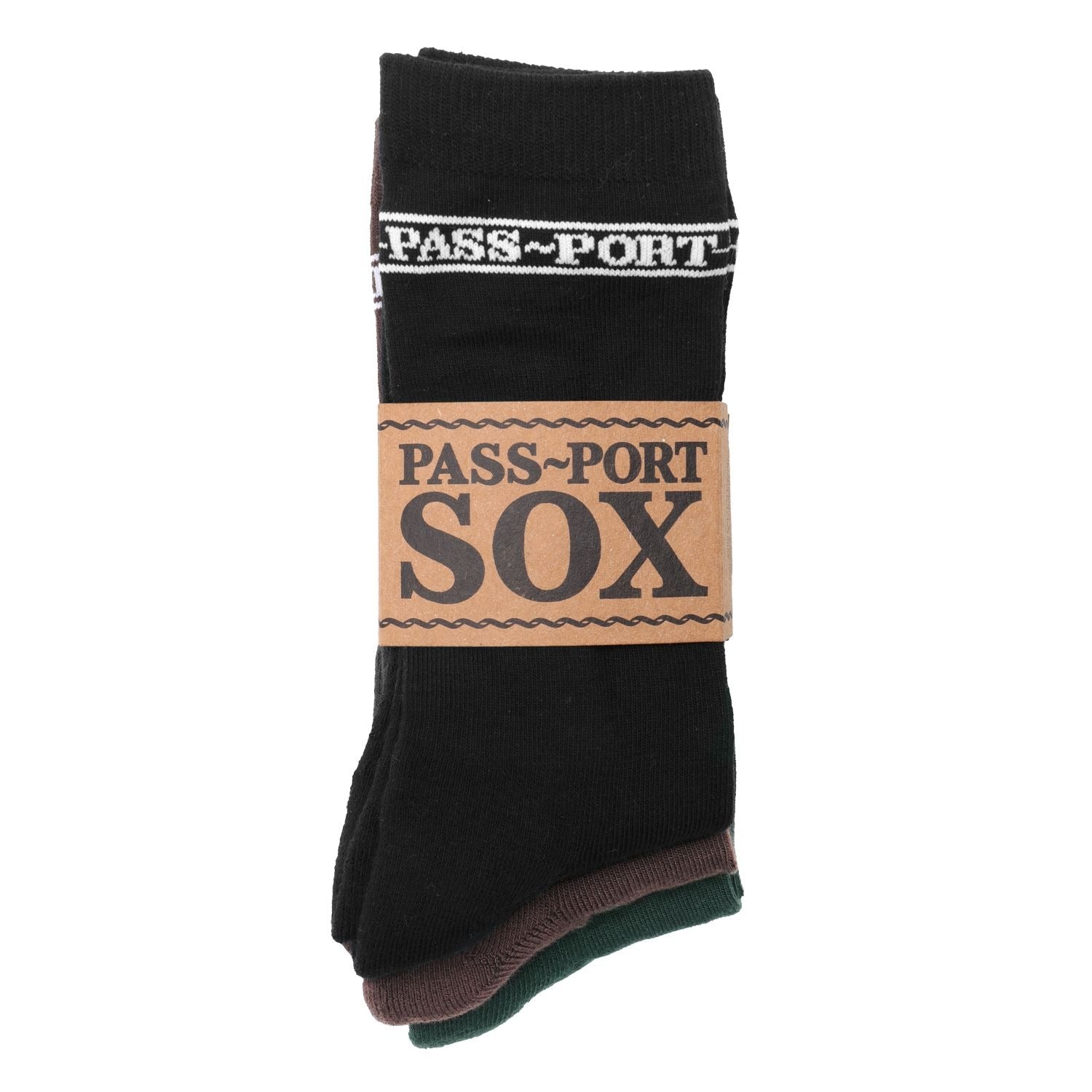 Hi Sox 3 Pack R47 - Black/Choc/Forest