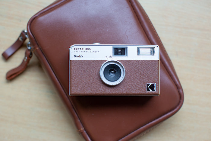 Ektar H35 Half Frame 35mm Camera - Brown