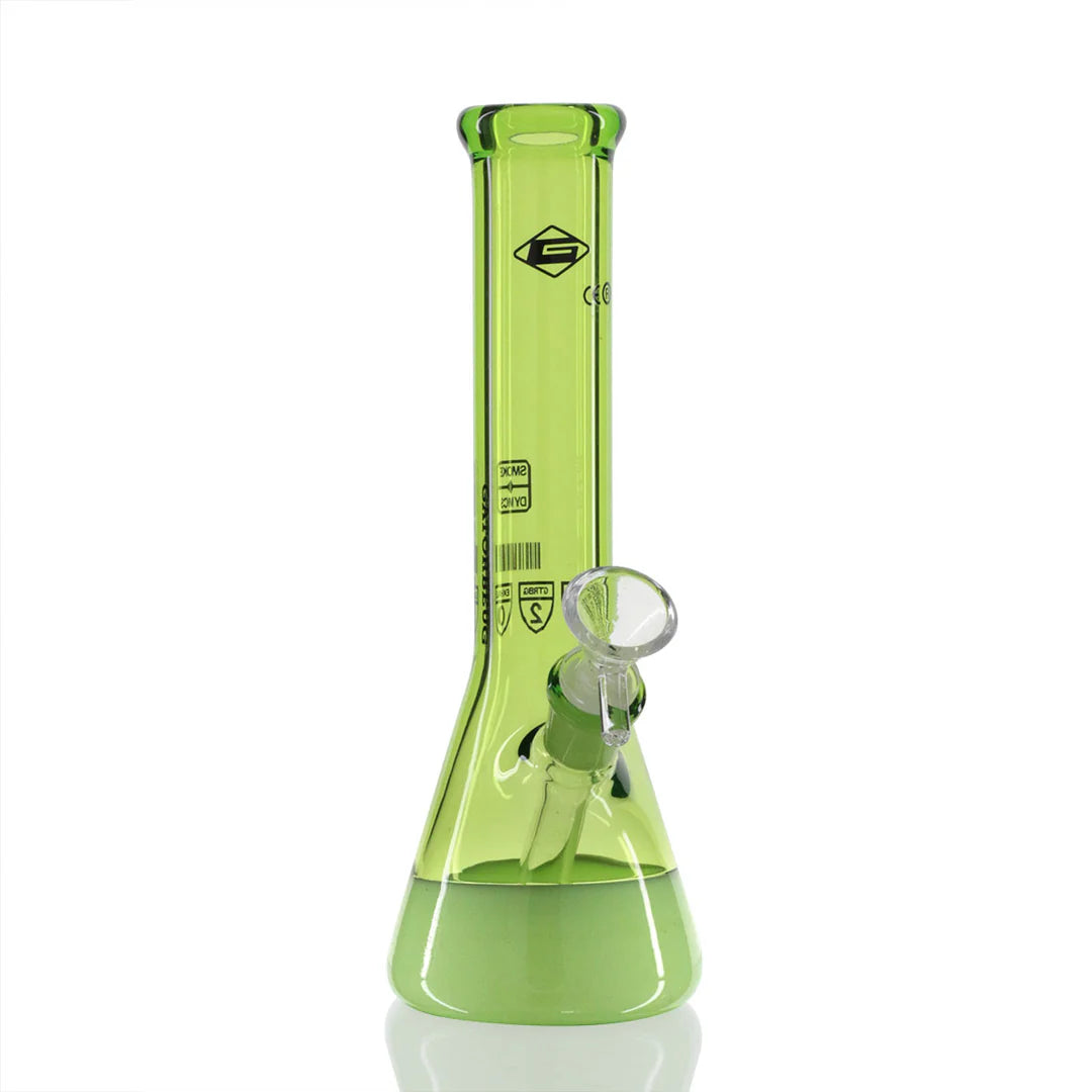 Nano Glass 20cm Beaker Bong - Green