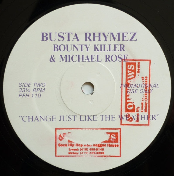 The Rap Game / Change Just Like The Weather - Pre-Loved Vinyl LP