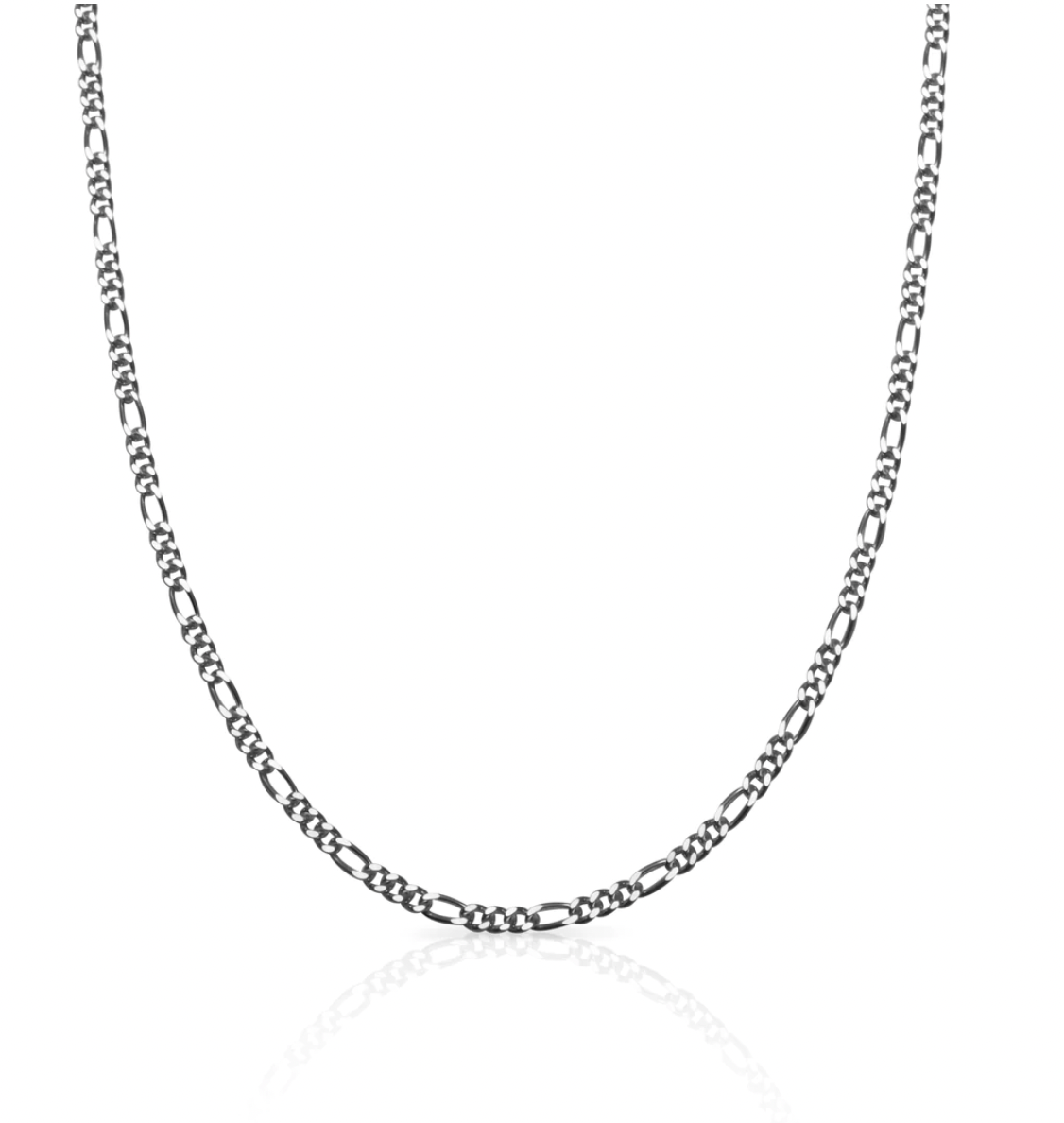 LITTLE LARRY - Silver Figaro Chain