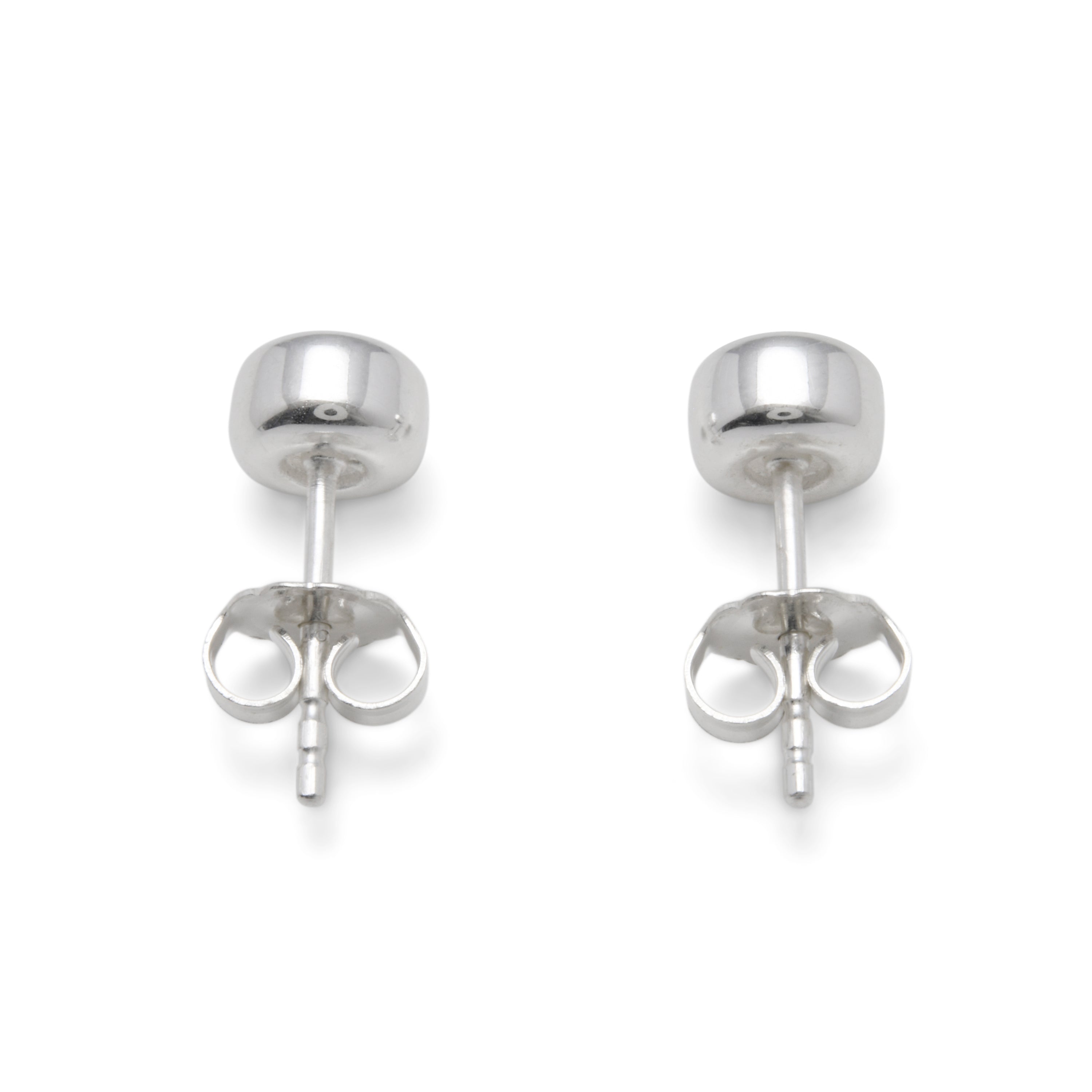 SKATE WHEEL STUDS - Sterling Silver Earring Studs