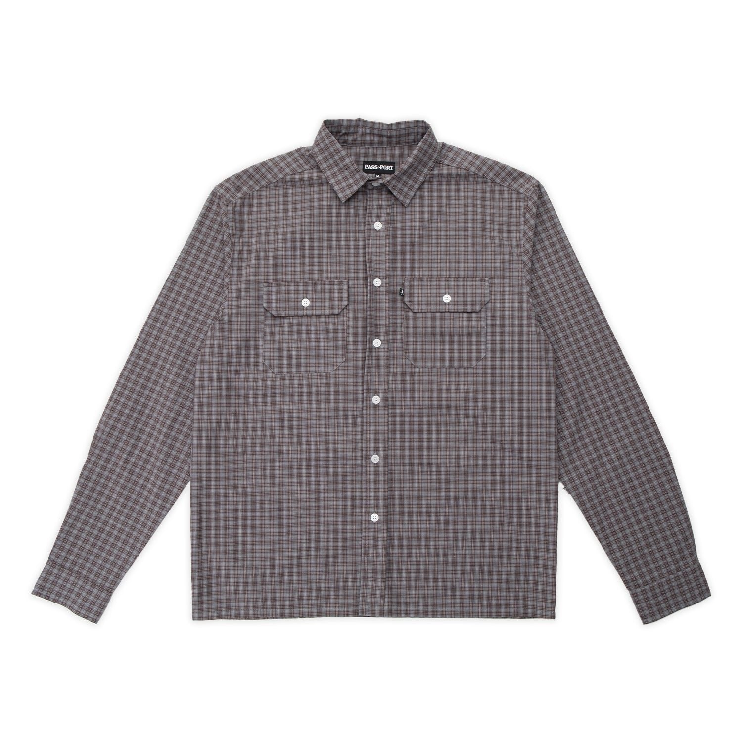 Workers Check Shirt Long-sleeve