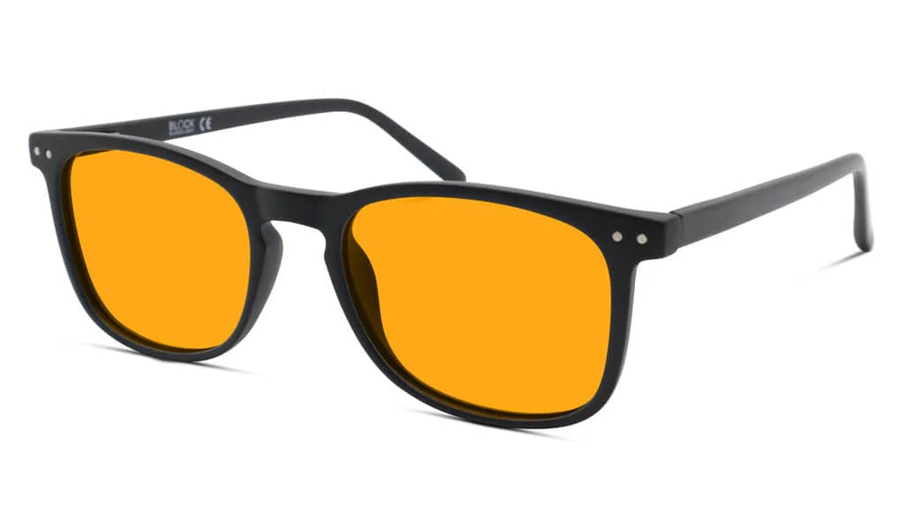 Taylor Blue Blocking Glasses - Black