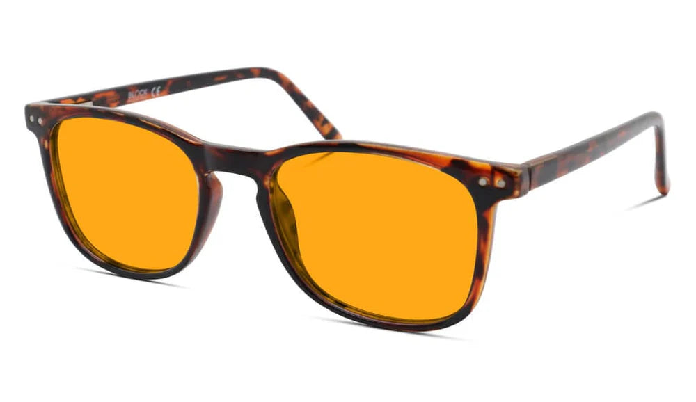 Taylor Blue Blocking Glasses - Tortoise