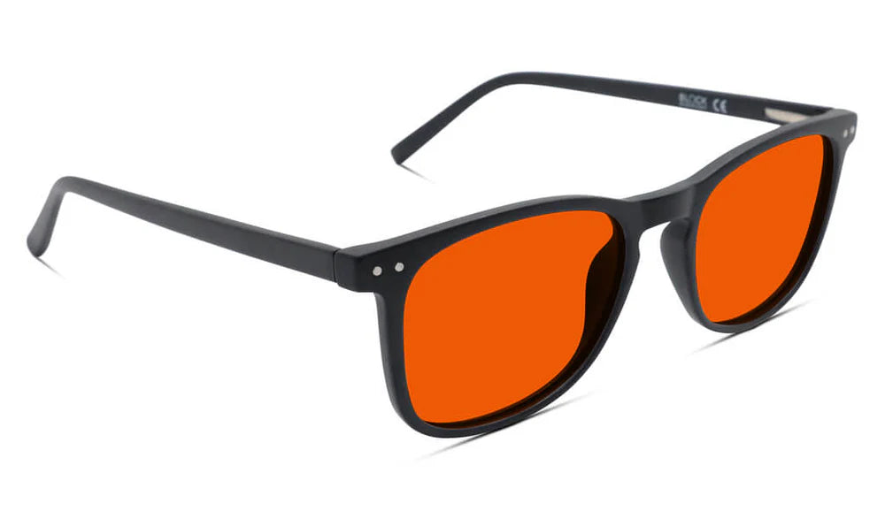 Taylor Blue Blocking Glasses - Black