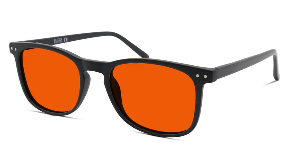 Taylor Blue Blocking Glasses - Black