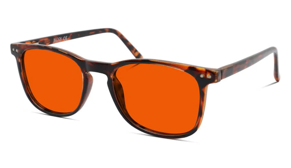 Taylor Blue Blocking Glasses - Tortoise