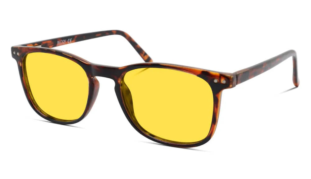 Taylor Blue Blocking Glasses - Tortoise
