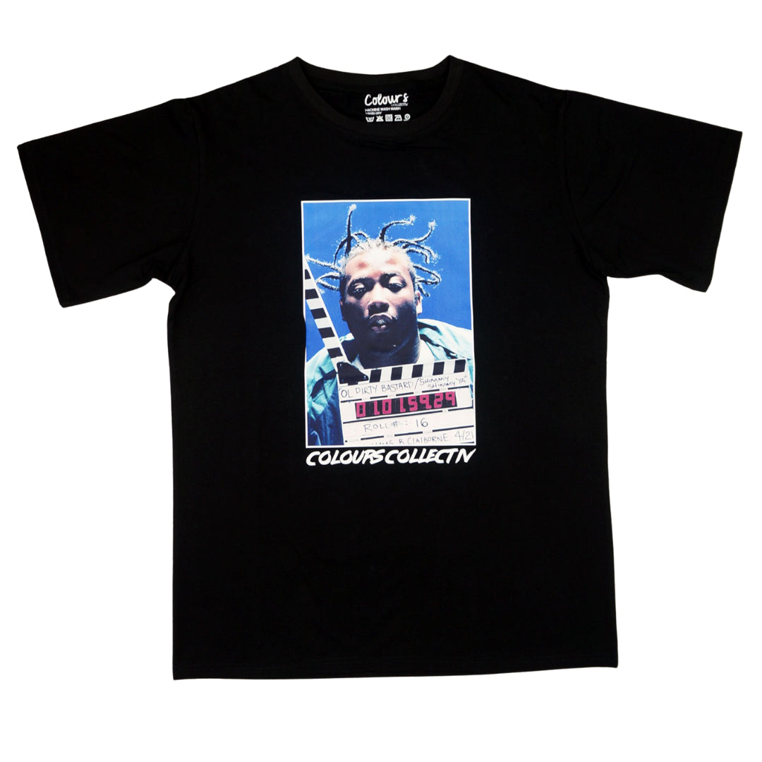 ODB Shimmy Shimmy Ya Portrait Black Tee