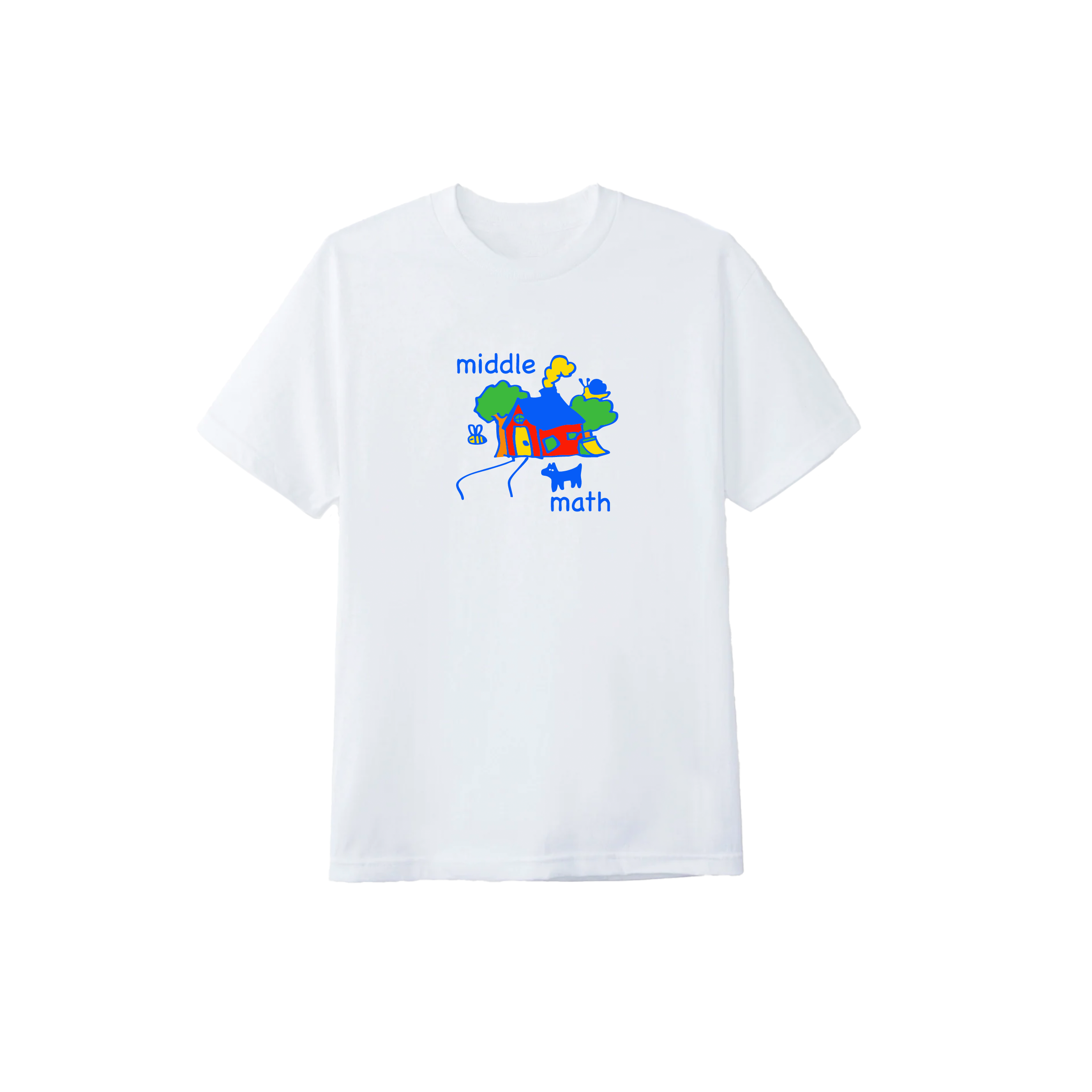 Math X Middle House Tee - White