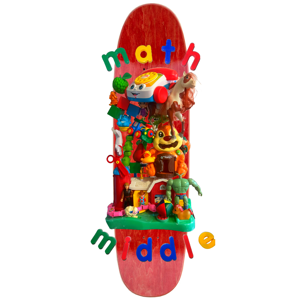 Math X Middle Shaped Deck