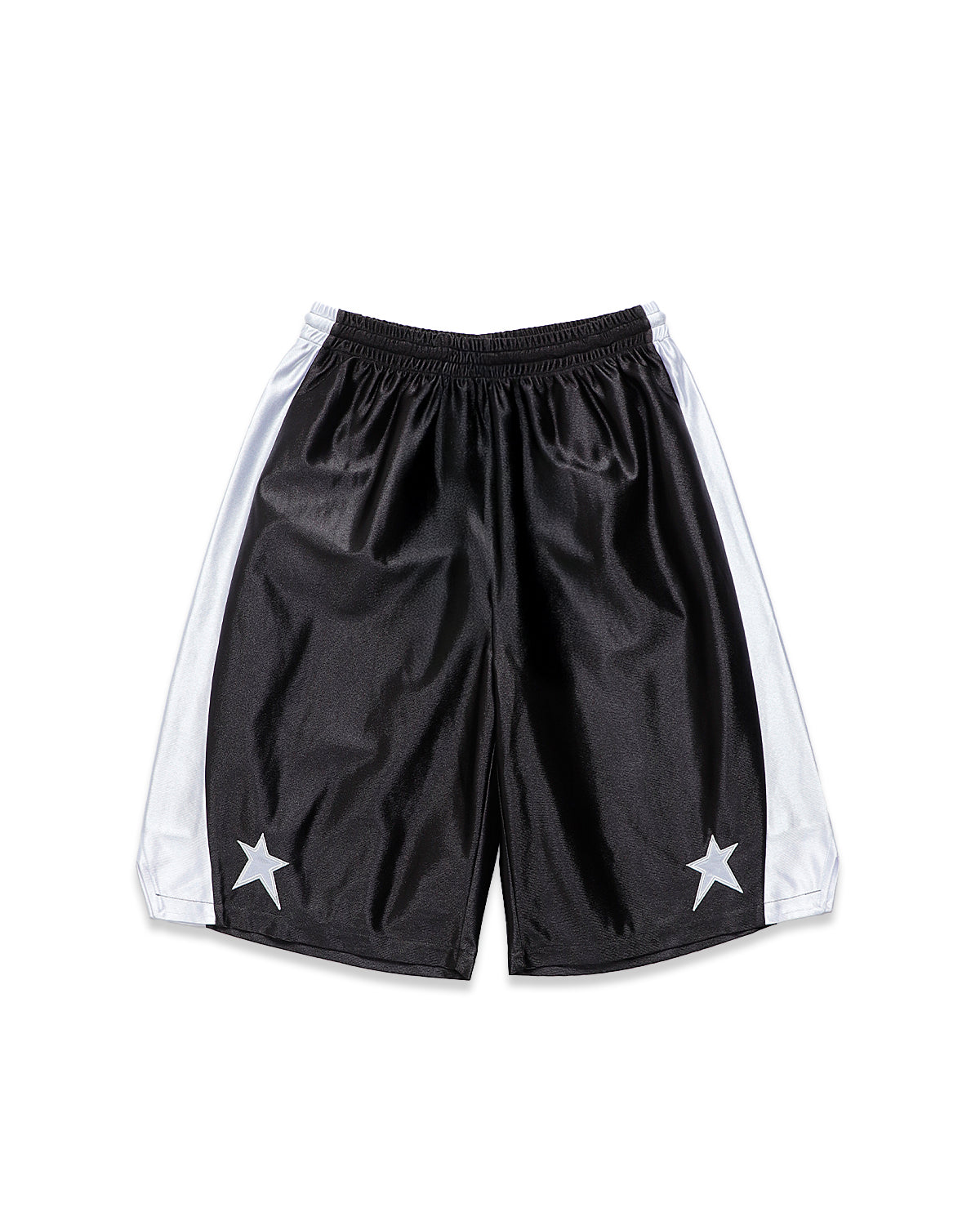 STAR BASKETBALL SHORTS BLACK