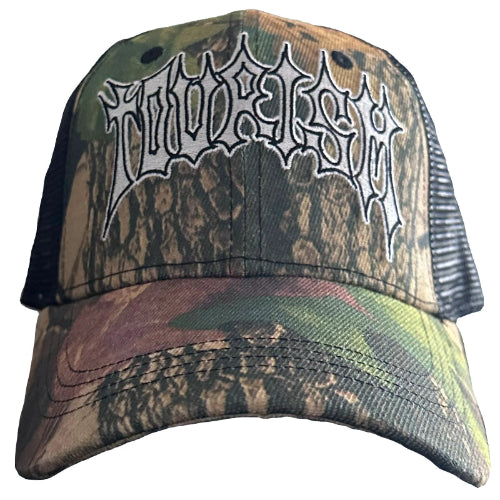 Blackletter Trucker Cap - Real Tree Camo