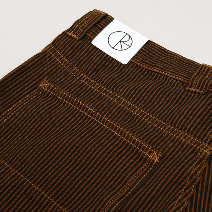 Polar 93 Work Pants Hickory Stripe Rust - 28