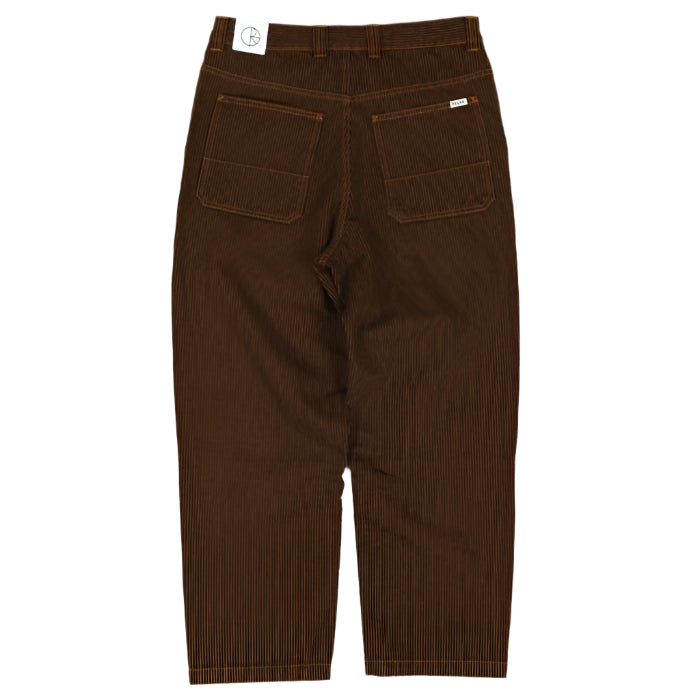 Polar 93 Work Pants Hickory Stripe Rust - 28