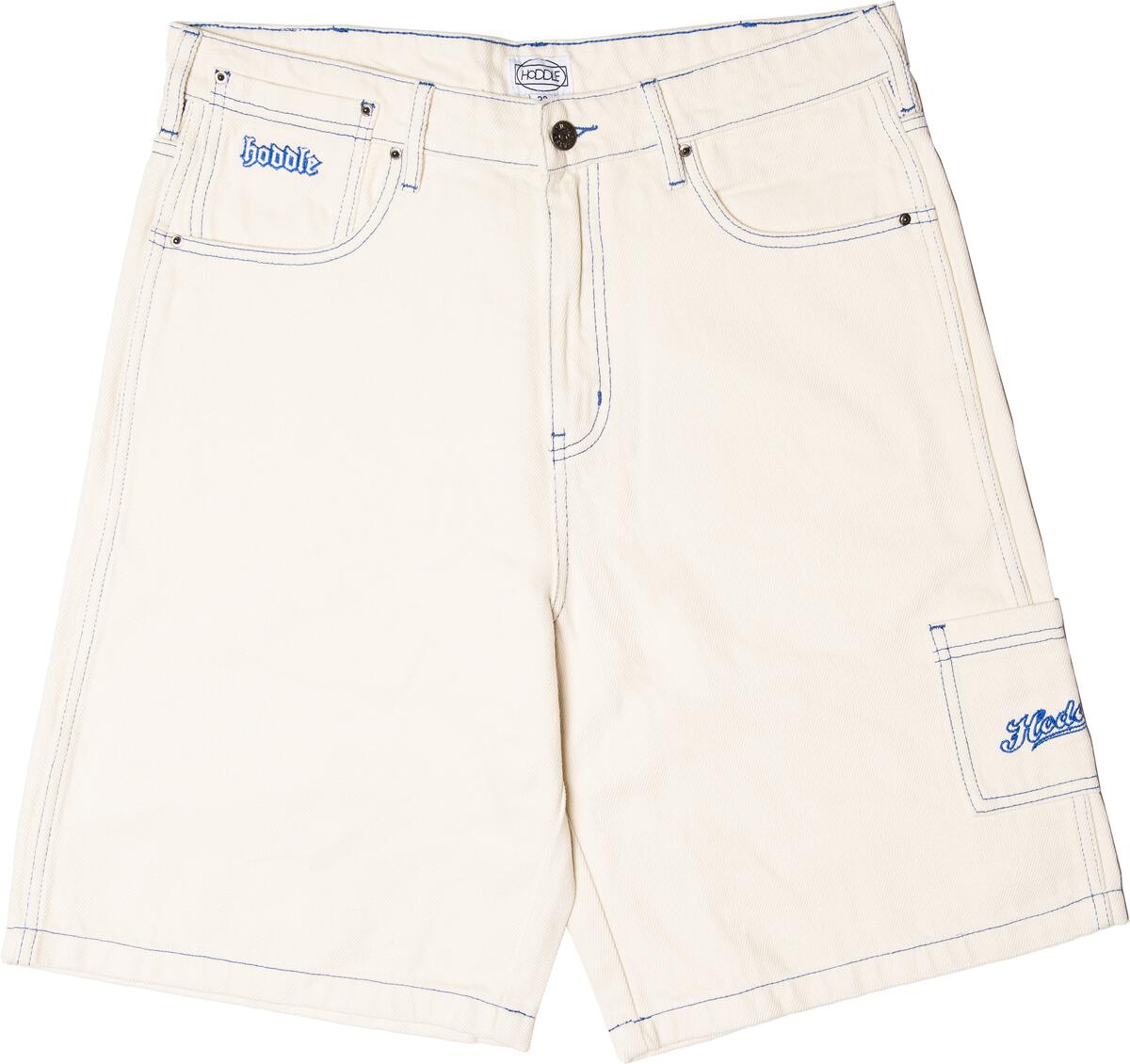 16oz Denim Ranger Shorts (White Wash)