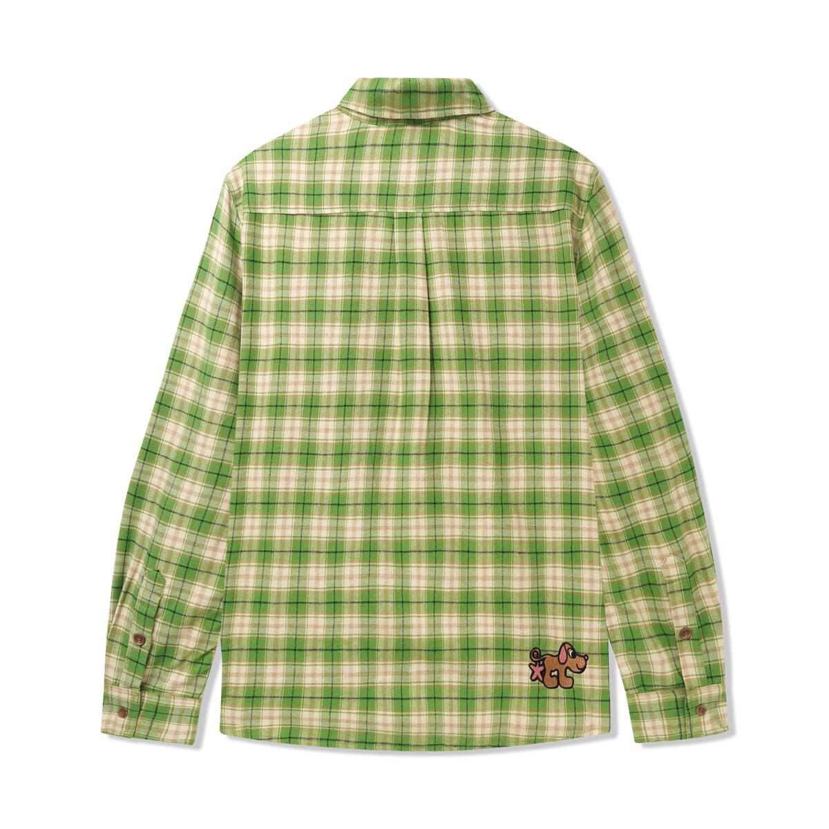 Pooch Flannel Shirt - Fern