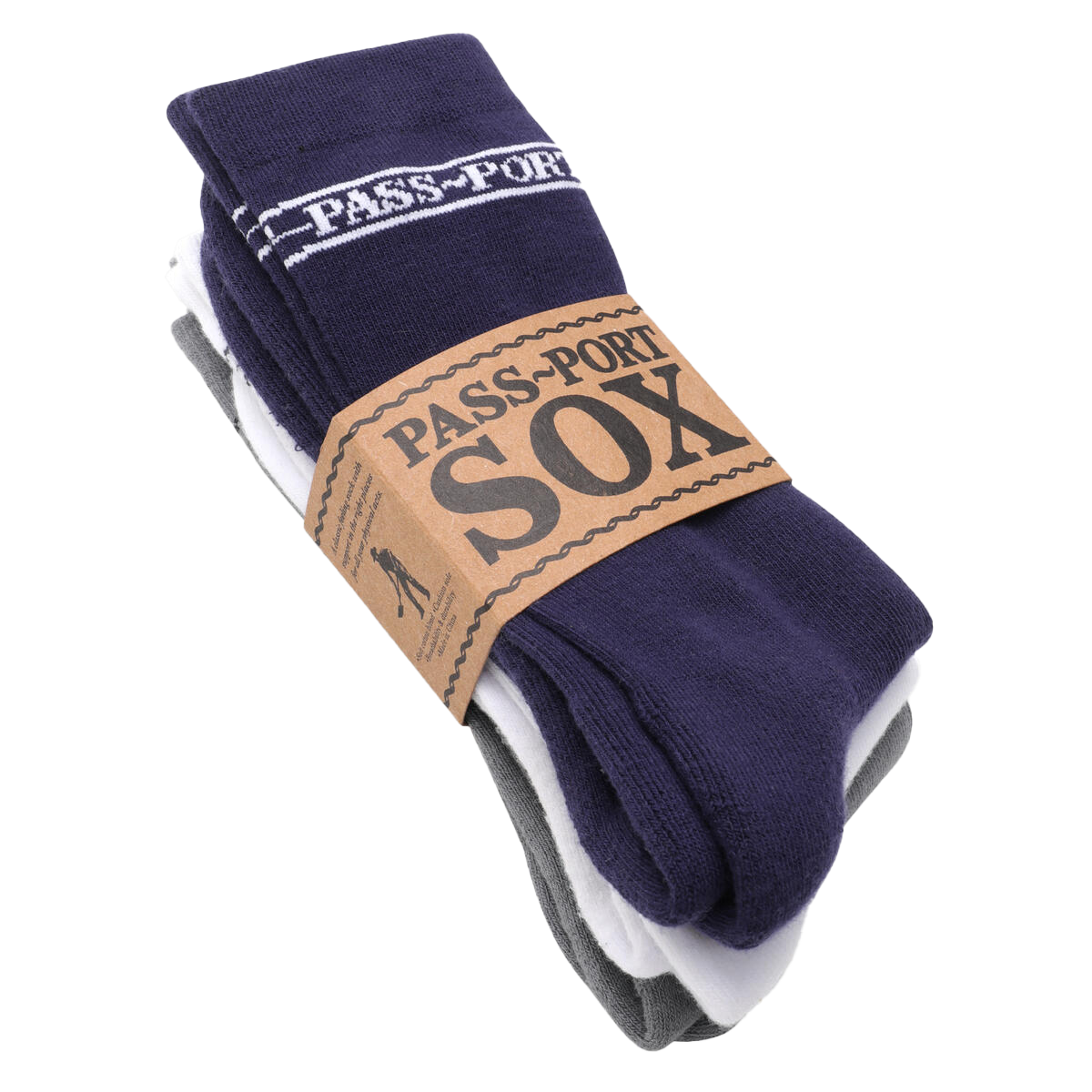 Hi Sox 3 Pack - Blu/Gry/Wht