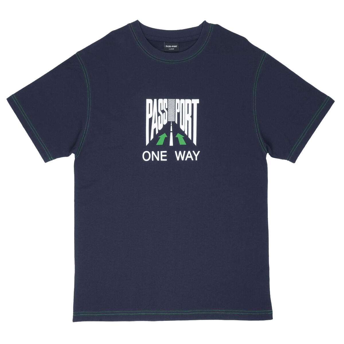 One Way Tee - Navy