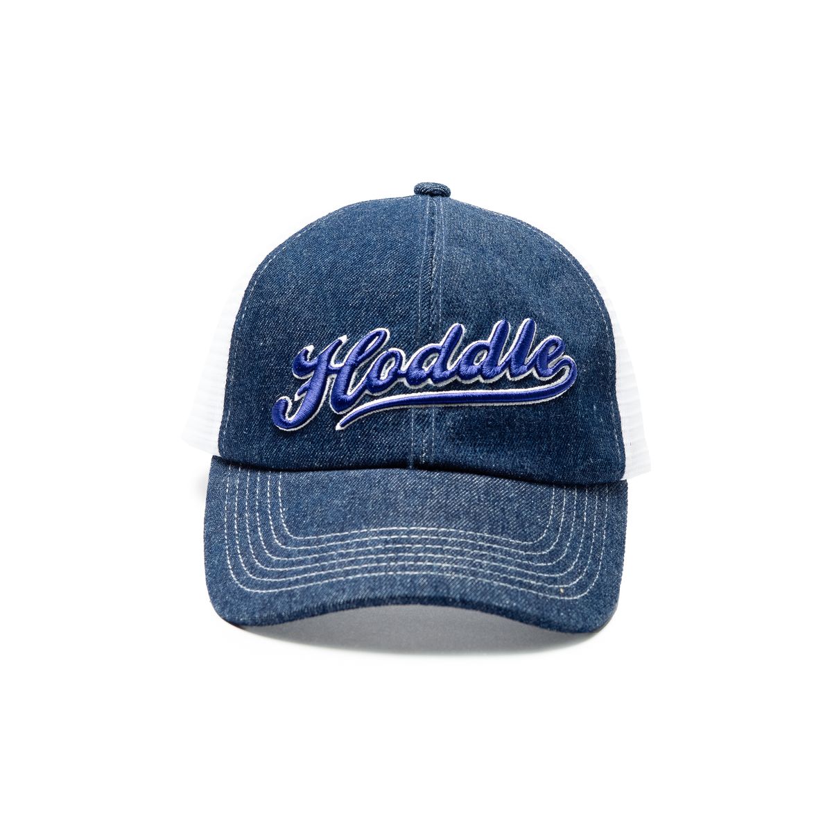 Intarsia  Cap - Indigo